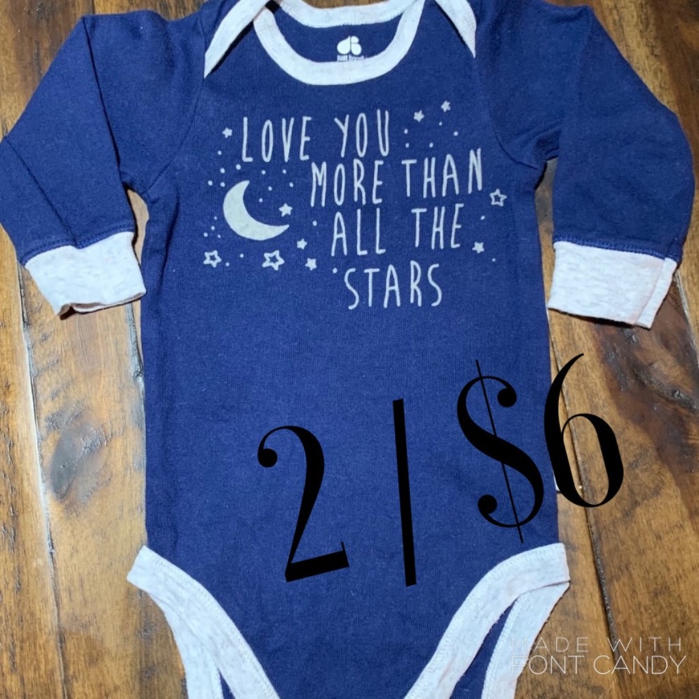 Love You More Than All the Stars body suit